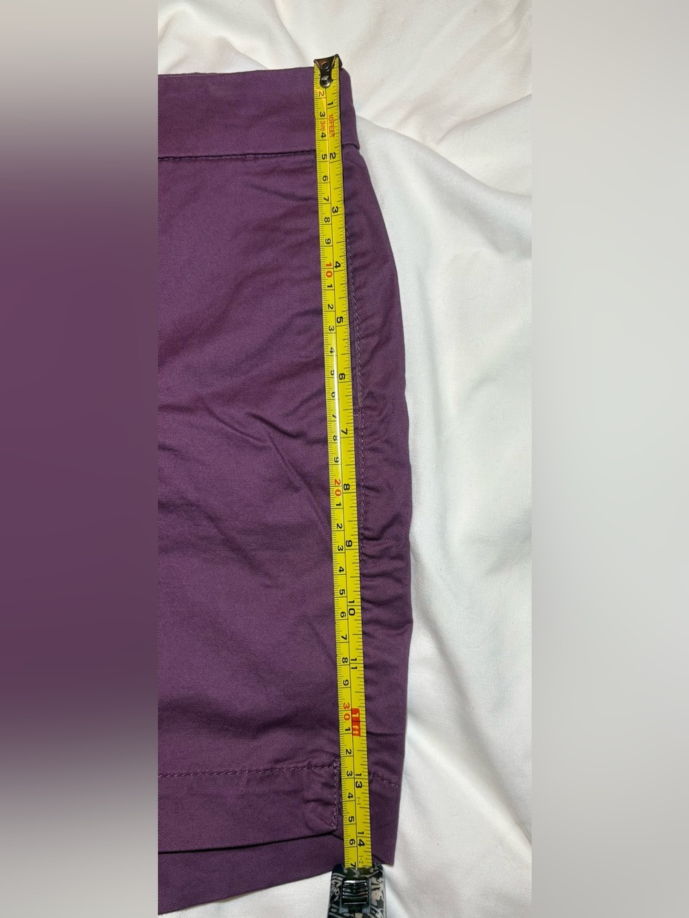 Old Navy Everyday Chino Short Trio - Purple, Black and Mustard - Picture 7 of 8